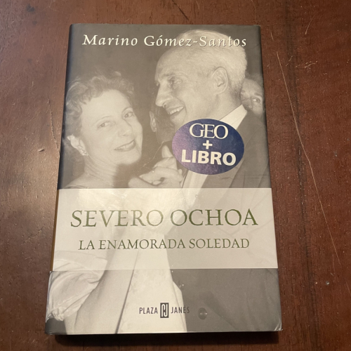 Portada del libro de Severo Ochoa. La enamorada soledad