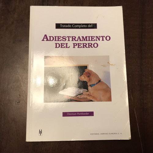 Portada del libro de Adiestramiento del perro