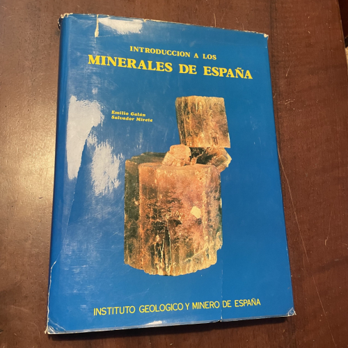 Portada del libro de Introducción a los minerales de España