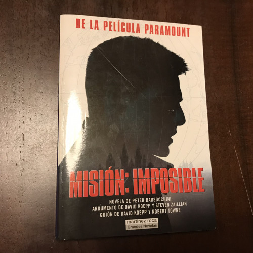 Portada del libro de Misión: Imposible