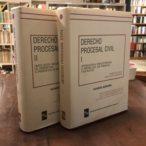 Portada del libro de Derecho procesal civil. 2 vol