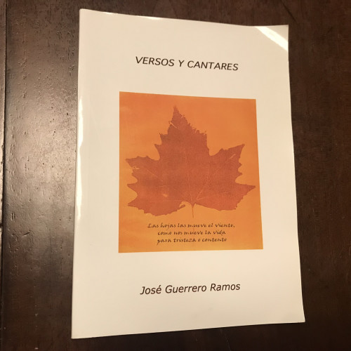 Portada del libro de Versos y cantares