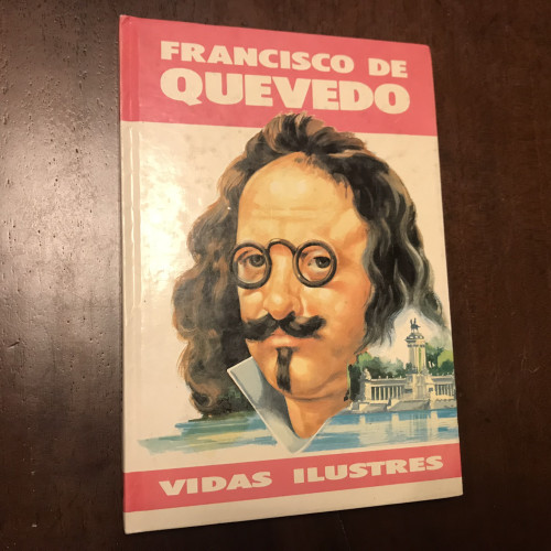 Portada del libro de Francisco de Quevedo. Vidas ilustres