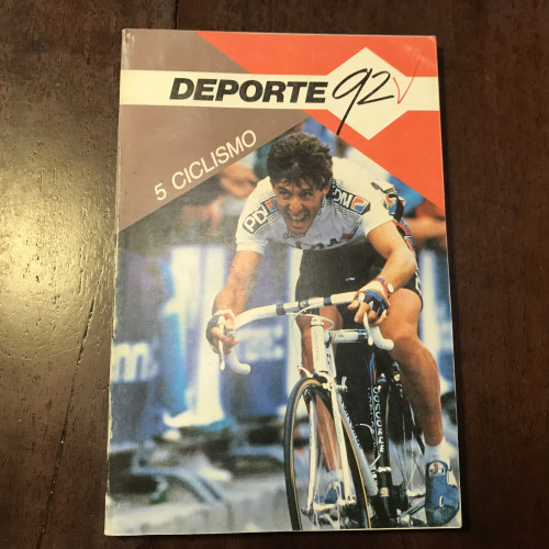 Portada del libro de Deporte 92. Ciclismo