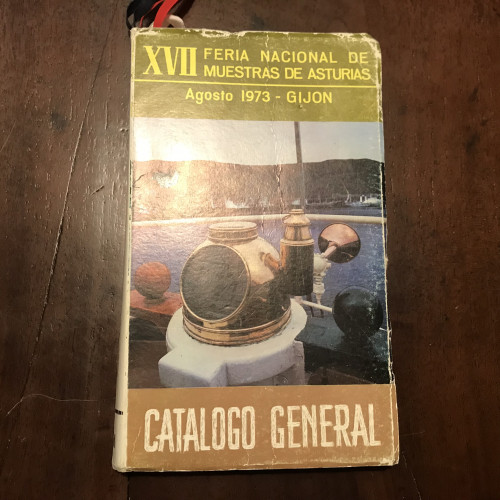 Portada del libro de XVII Feria Nacional de muestras de Asturias Agosto 1973