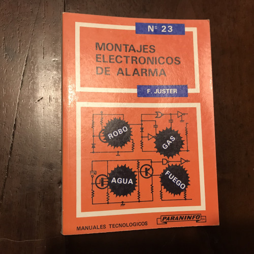 Portada del libro de Montajes electrónicos de alarma