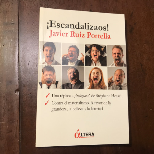 Portada del libro de ¡Escandalizaos!