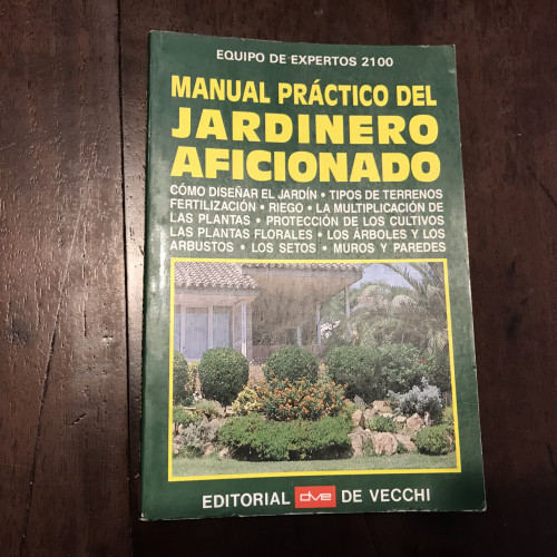 Portada del libro de Manual práctico del jardinero aficionado