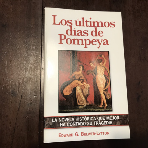 Portada del libro de Los últimos días de Pompeya