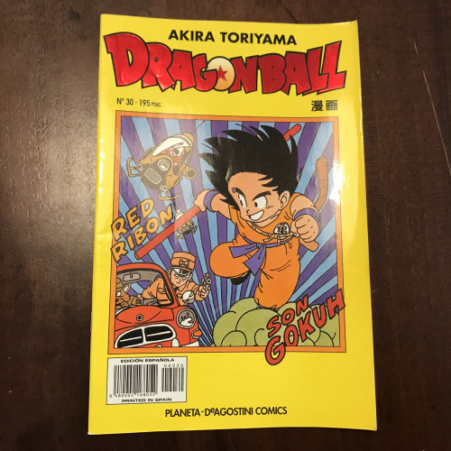 Portada del libro de Dragon Ball. Serie Amarilla nº 30