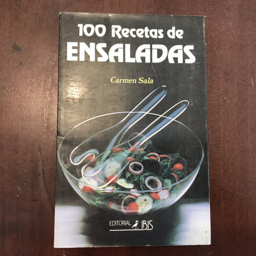 Portada del libro de 100 recetas de ensaladas