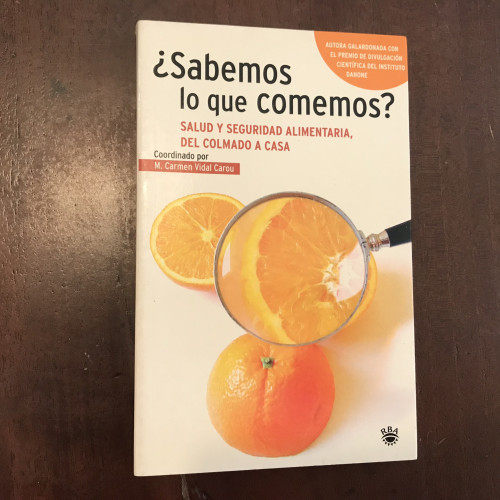 Portada del libro de ¿Sabemos lo que comemos?