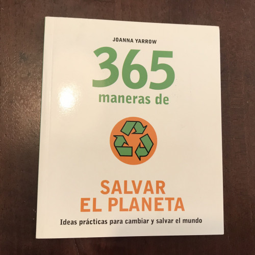 Portada del libro de 365 maneras de salvar el planeta