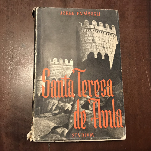 Portada del libro de Santa Teresa de Ávila