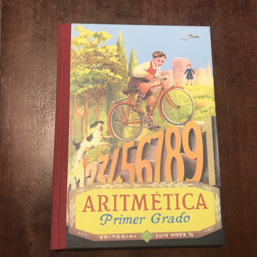 Portada del libro de Aritmética. Primer Grado