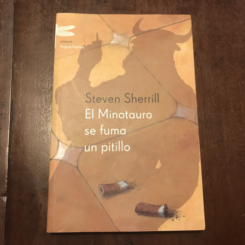 Portada del libro de El Minotauro se fuma un pitillo