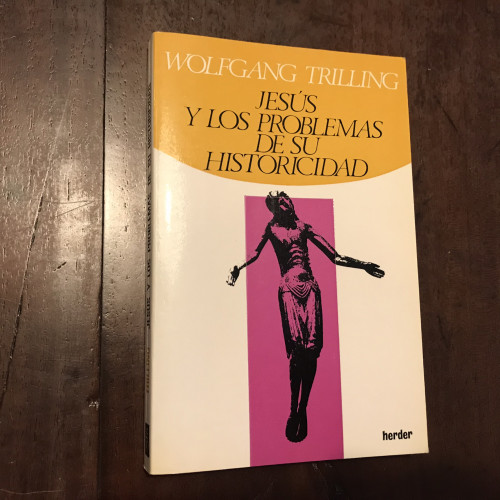 Portada del libro de Jesús y los problemas de su historicidad