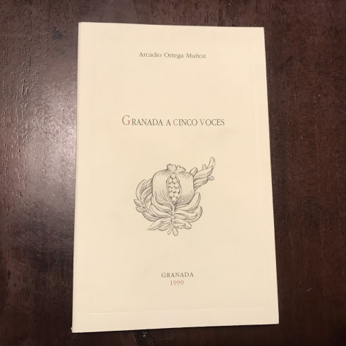 Portada del libro de Granada a cinco voces