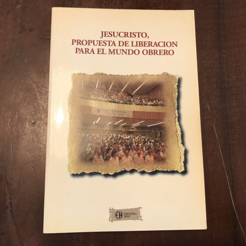 Portada del libro de Jesucristo, propuesta de liberación para el mundo obrero