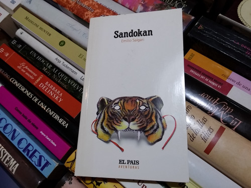 Portada del libro de Sandokan