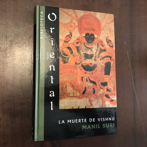 Portada del libro de La muerte de Vishnu