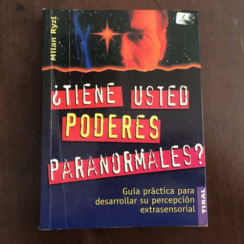 Portada del libro de ¿Tiene usted poderes paranormales?