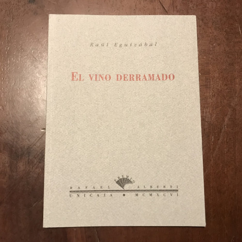 Portada del libro de El vino derramado