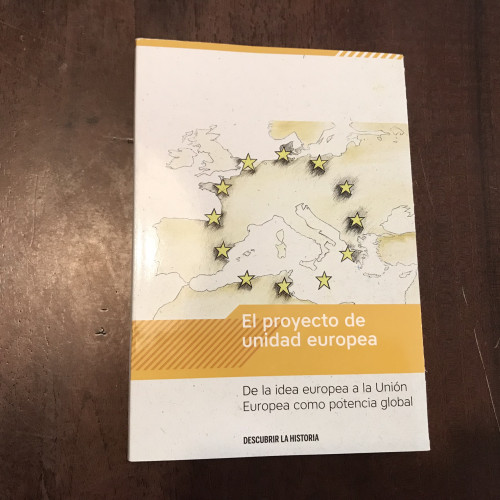 Portada del libro de El proyecto de unidad europea