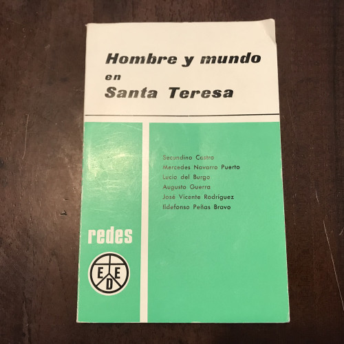 Portada del libro de Hombre y mundo en Santa Teresa