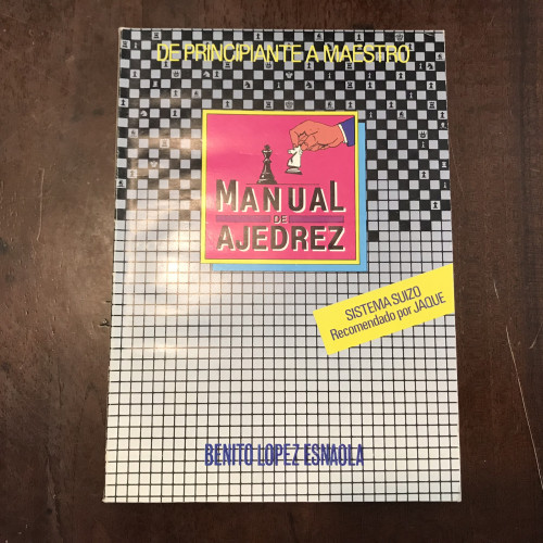 Portada del libro de Manual de ajedrez