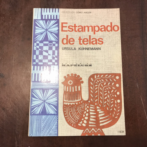 Portada del libro de Estampado de telas