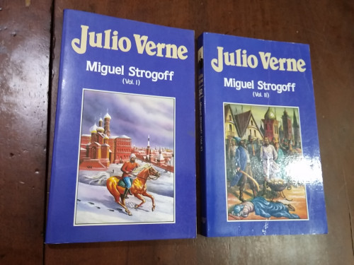 Portada del libro de Miguel Strogoff (2 vol)