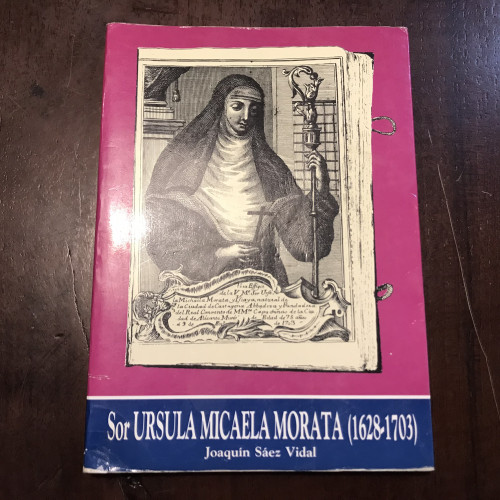 Portada del libro de Sor Ursula Micaela Morata (1628-1703) Experiencia religiosa y actividad personal