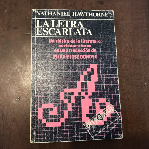 Portada del libro de La letra escarlata