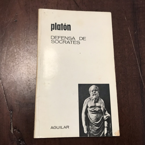 Portada del libro de Defensa de Sócrates