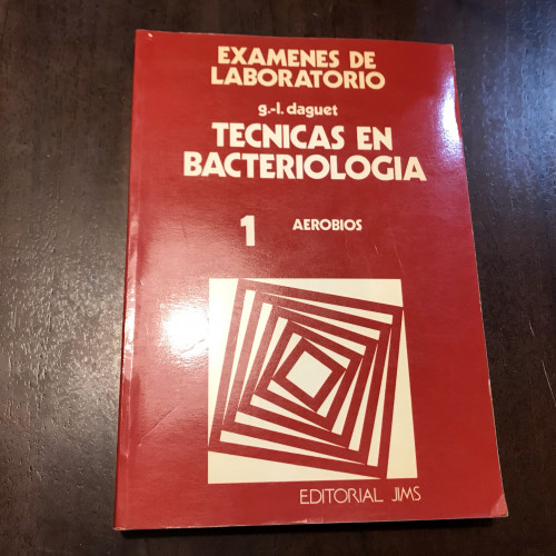 Portada del libro de Técnicas en bacteriología 1 Aerobios