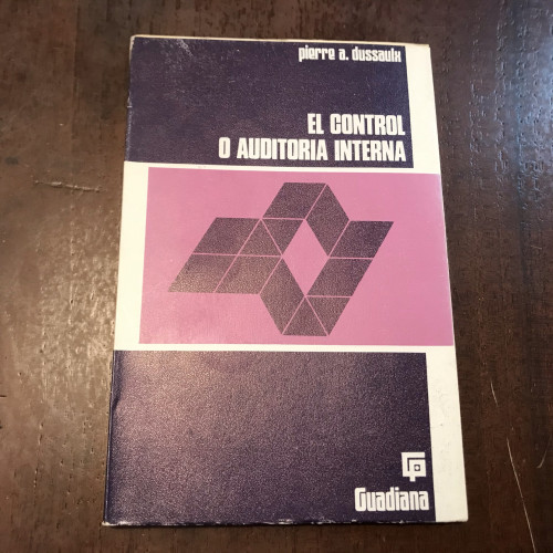 Portada del libro de El control o auditoría interna