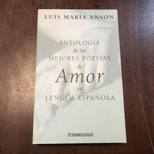 Portada del libro de Antología de las mejores poesías de amor en lengua española