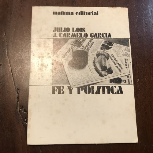 Portada del libro de Fe y política