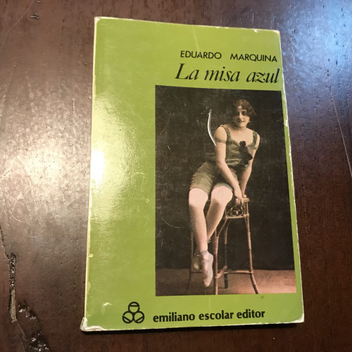 Portada del libro de La misa azul
