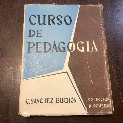 Portada del libro de Curso de pedagogía