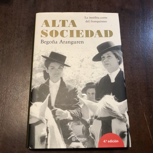 Portada del libro de Alta sociedad