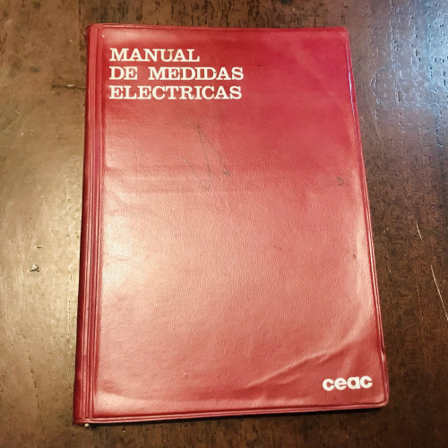 Portada del libro de Manual de medidas eléctricas