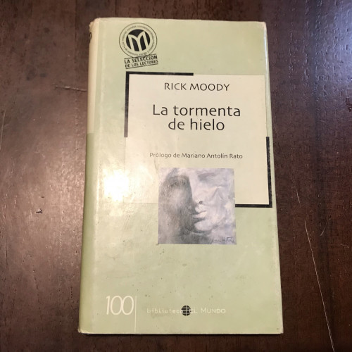 Portada del libro de La tormenta de hielo