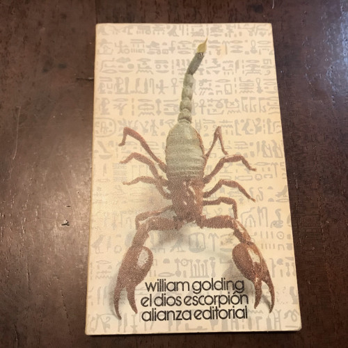 Portada del libro de El dios escorpión