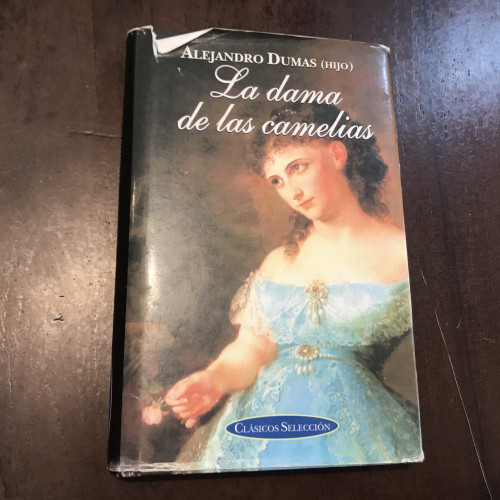 Portada del libro de La dama de las camelias
