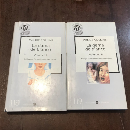 Portada del libro de La dama de blanco. 2 vols