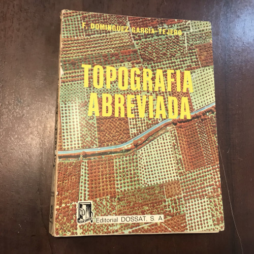 Portada del libro de Topografía abreviada