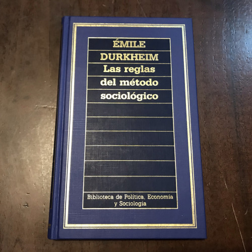 Portada del libro de Las reglas del método sociológico