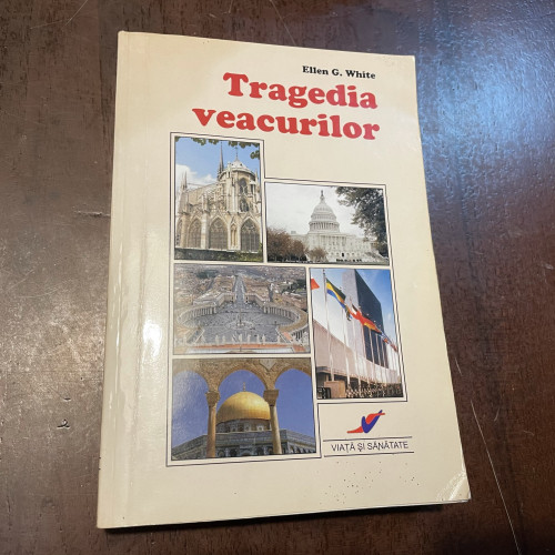 Portada del libro de Tragedia veacurilor. Edición en rumano